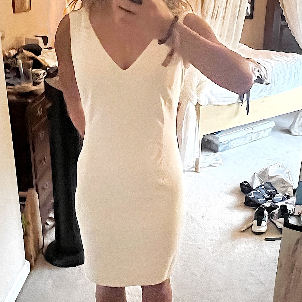 ZARA White cocktail dress